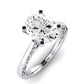 Astilbe Oval Diamond Engagement Ring (Lab Grown Igi Cert) whitegold