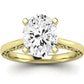 Astilbe - GIA Certified Oval Diamond Engagement Ring