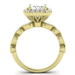 Aubretia Emerald Diamond Bridal Set (Lab Grown Igi Cert) yellowgold