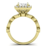 Aubretia Emerald Diamond Bridal Set (Lab Grown Igi Cert) yellowgold