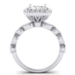 Aubretia Emerald Diamond Bridal Set (Lab Grown Igi Cert) whitegold