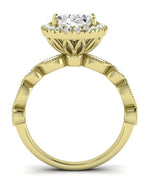 Aubretia Oval Diamond Engagement Ring (Lab Grown Igi Cert) yellowgold