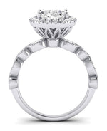 Aubretia Oval Diamond Engagement Ring (Lab Grown Igi Cert) whitegold