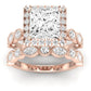 Aubretia Diamond Matching Band Only (does Not Include Engagement Ring) For Ring With Princess Center rosegold