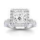 Aubretia Diamond Matching Band Only (does Not Include Engagement Ring) For Ring With Princess Center whitegold