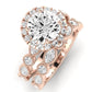 Aubretia Diamond Matching Band Only (does Not Include Engagement Ring) For Ring With Round Center rosegold