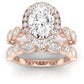 Aubretia Oval Diamond Bridal Set (Lab Grown Igi Cert) rosegold