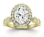 Aubretia Oval Diamond Engagement Ring (Lab Grown Igi Cert) yellowgold