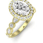 Aubretia Oval Diamond Engagement Ring (Lab Grown Igi Cert) yellowgold