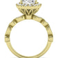 Aubretia Oval Diamond Engagement Ring (Lab Grown Igi Cert) yellowgold