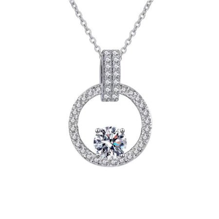 Aviana Diamond Necklace (Clarity Enhanced) whitegold