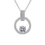 Aviana Moissanite Necklace whitegold
