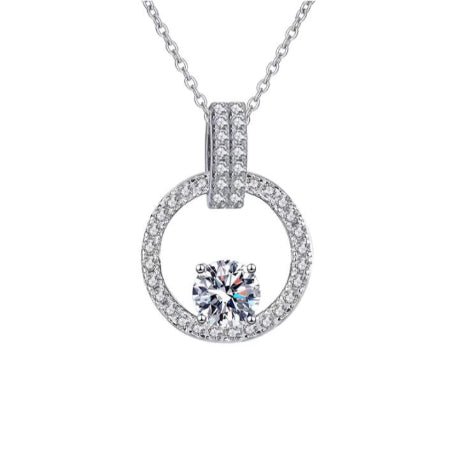 Aviana Moissanite Necklace whitegold
