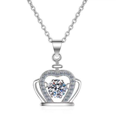 Aya Diamond Necklace (Clarity Enhanced) whitegold