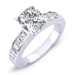 Ayana Cushion Diamond Engagement Ring (Lab Grown Igi Cert) whitegold