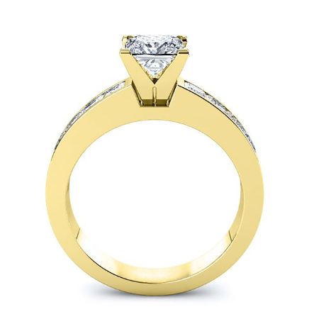 Ayana Diamond Matching Band Only (engagement Ring Not Included) For Ring With Princess Center yellowgold