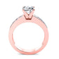 Ayana Princess Diamond Engagement Ring (Lab Grown Igi Cert) rosegold