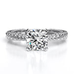 Azalea Cushion Diamond Engagement Ring (Lab Grown Igi Cert) whitegold