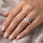 Azalea - GIA Natural Cushion Diamond Engagement Ring