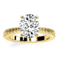 Azalea Oval Diamond Engagement Ring (Lab Grown Igi Cert) yellowgold