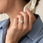 Azalea - GIA Natural Oval Diamond Engagement Ring
