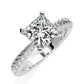 Azalea Princess Diamond Engagement Ring (Lab Grown Igi Cert) whitegold