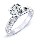 Azalea Round Diamond Bridal Set (Lab Grown Igi Cert) whitegold