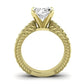 Azalea Oval Diamond Bridal Set (Lab Grown Igi Cert) yellowgold