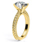 Azalea Oval Diamond Engagement Ring (Lab Grown Igi Cert) yellowgold