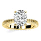 Azalea Oval Diamond Engagement Ring (Lab Grown Igi Cert) yellowgold