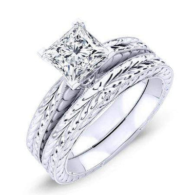 Azalea Princess Diamond Bridal Set (Lab Grown Igi Cert) whitegold