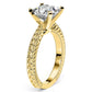 Azalea Princess Diamond Engagement Ring (Lab Grown Igi Cert) yellowgold