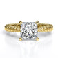 Azalea Princess Diamond Engagement Ring (Lab Grown Igi Cert) yellowgold