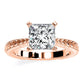 Azalea - GIA Certified Princess Diamond Engagement Ring