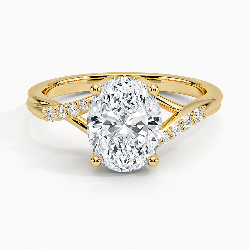 Balance for Order 43143: Custom Oval  Diamond Engagement Ring (IGI Certified) Metal: 14K Yellow Gold Carat: 2.50 ct Center - 2.61 ct Total Weight Quality: Clarity VS2 | Color F | IDEAL CUT Ring size 6
