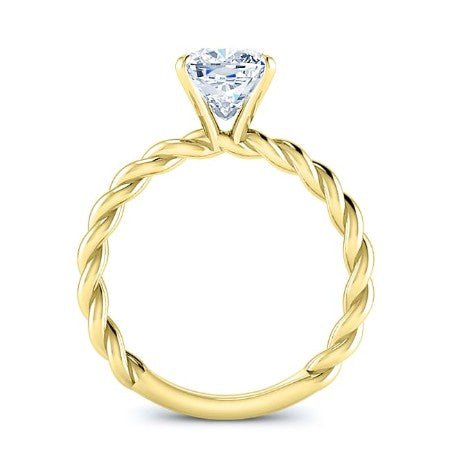 Balsam Cushion Diamond Bridal Set (Lab Grown Igi Cert) yellowgold