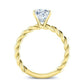 Balsam Cushion Diamond Bridal Set (Lab Grown Igi Cert) yellowgold