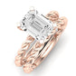 Balsam Emerald Diamond Bridal Set (Lab Grown Igi Cert) rosegold