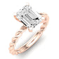 Balsam Emerald Diamond Engagement Ring (Lab Grown Igi Cert) rosegold