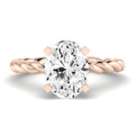 Balsam Oval Diamond Bridal Set (Lab Grown Igi Cert) rosegold