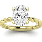 Balsam - GIA Natural Oval Diamond Engagement Ring - BeverlyDiamonds