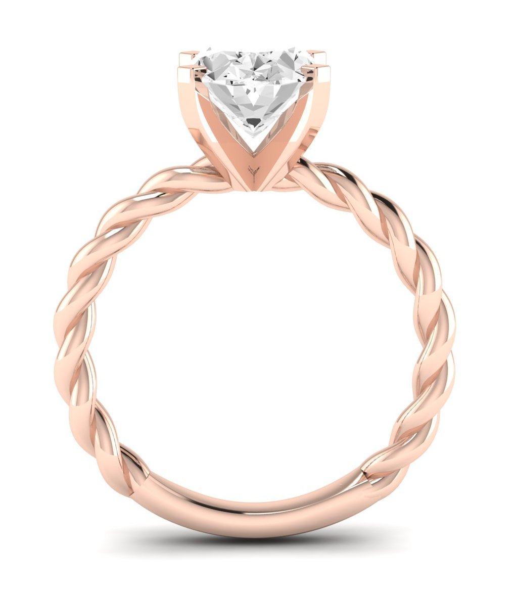 Balsam Oval Diamond Engagement Ring (Lab Grown Igi Cert) rosegold