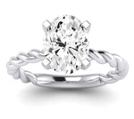 Balsam Oval Diamond Engagement Ring (Lab Grown Igi Cert) whitegold