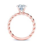Balsam Round Diamond Bridal Set (Lab Grown Igi Cert) rosegold