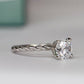 Balsam Round Diamond Engagement Ring (Lab Grown Igi Cert) whitegold