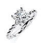 Balsam Round Diamond Engagement Ring (Lab Grown Igi Cert) whitegold