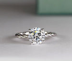 Balsam Round Diamond Engagement Ring (Lab Grown Igi Cert) whitegold