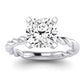 Balsam Diamond Matching Band Only (does Not Include Engagement Ring) For Ring With Cushion Center whitegold