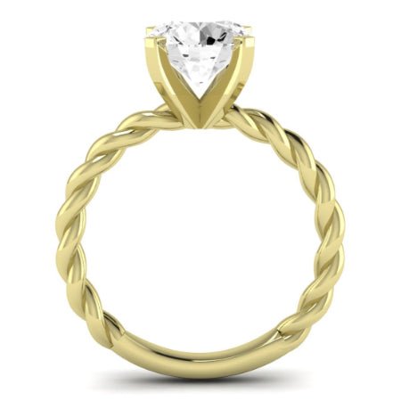 Balsam Diamond Matching Band Only (does Not Include Engagement Ring) For Ring With Round Center yellowgold