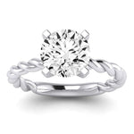 Balsam Diamond Matching Band Only (does Not Include Engagement Ring) For Ring With Round Center whitegold